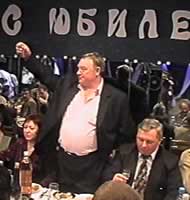 Видеомонтаж фильма о юбилее.